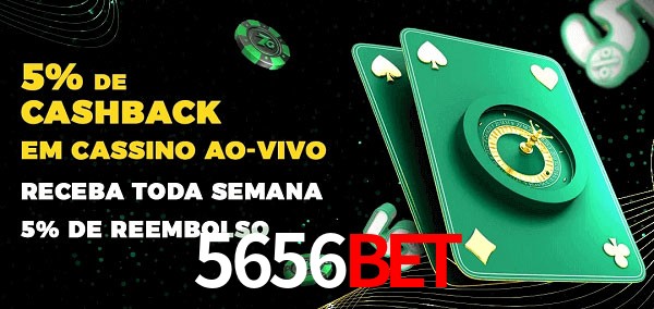 Promoções do cassino ao Vivo 5656Bet
